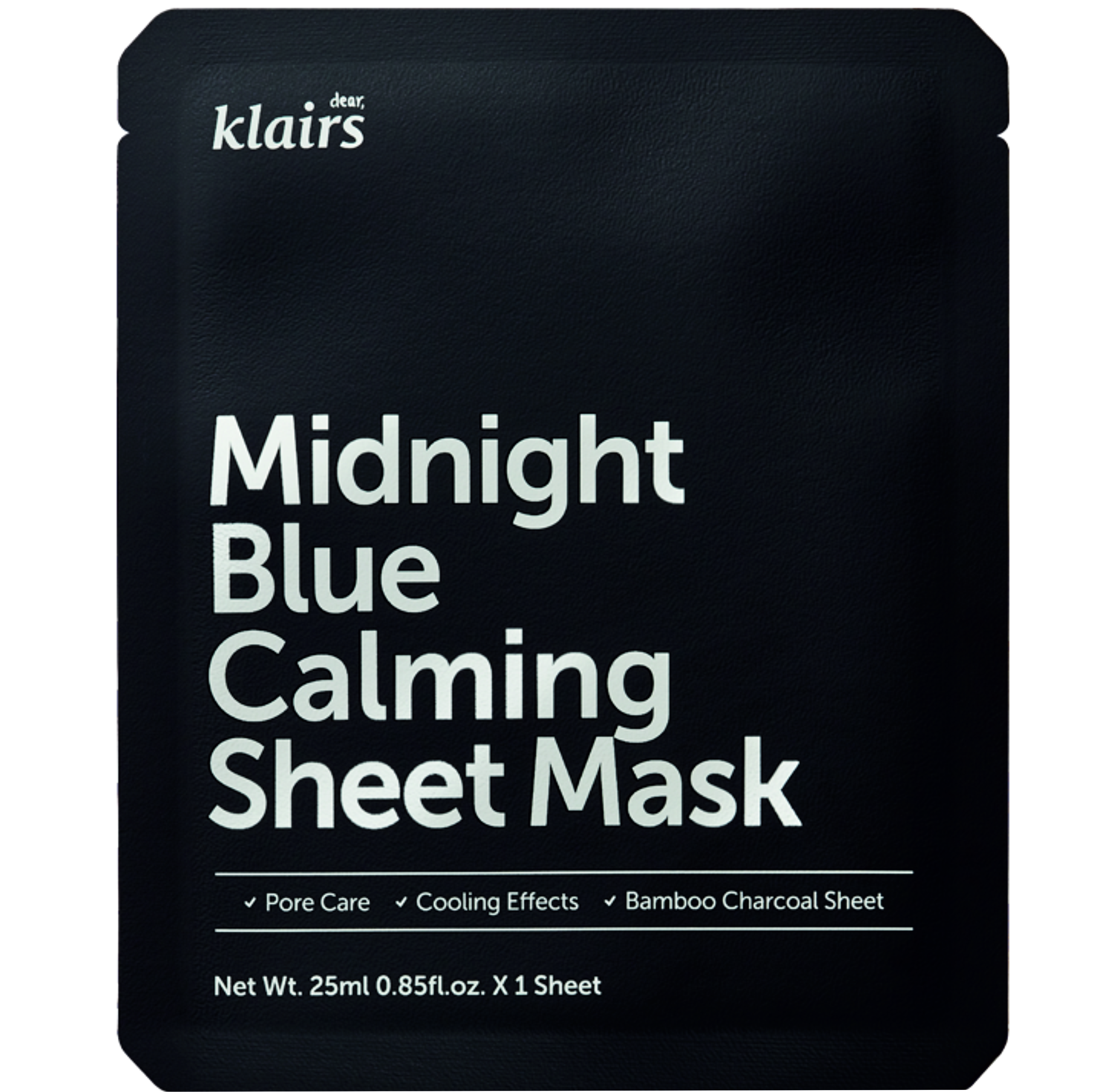 Dear Klairs  Midnight Blue Calming Sheet Maske