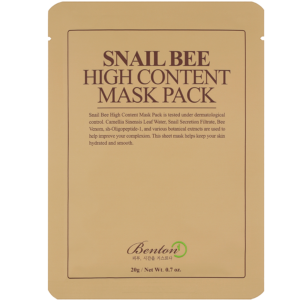 BENTON Snail Bee High Content  Tuchmaske